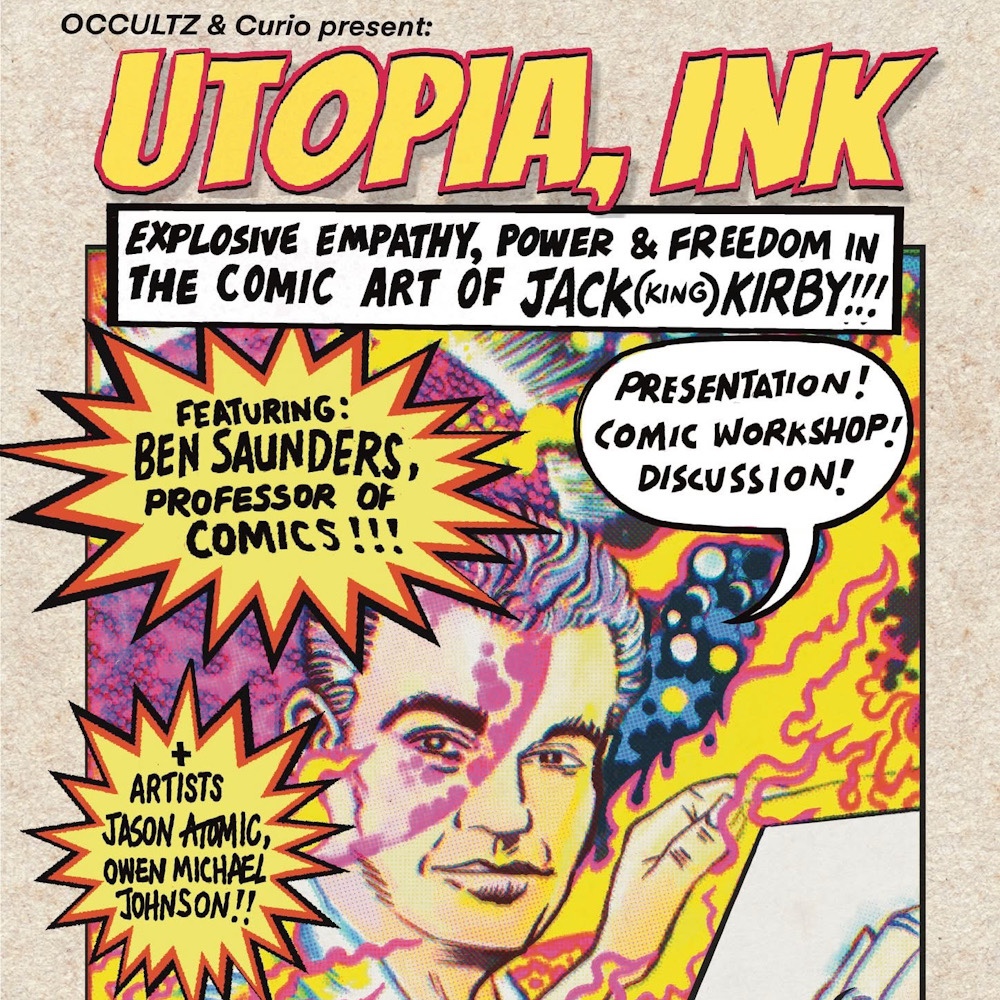 Kirby4Heroes's tweet card. Kick-ass comics! Sublime superheroes! All hail!