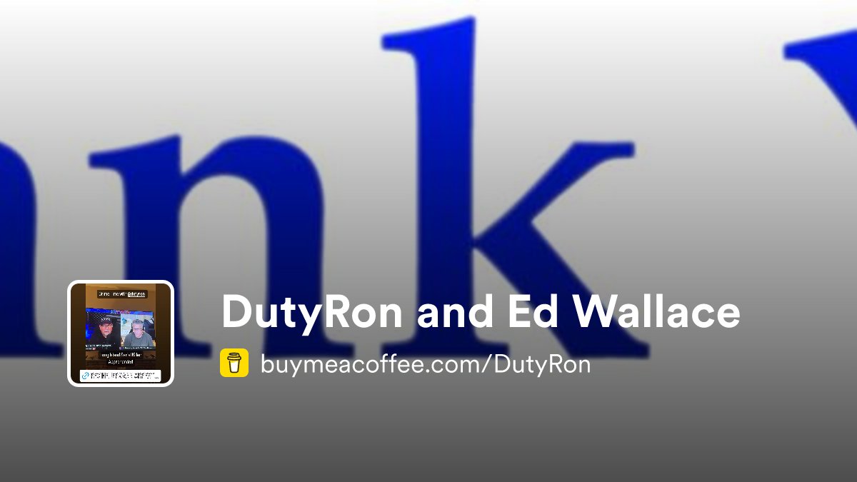 BeckieBee17's tweet card. Hey friends Ed Wallace and I are happy to create learning and fun content for you all! Here is a fun and easy way to support us. Ed and i need lots of coffee ☕️ to keep us going with our fast paced ca