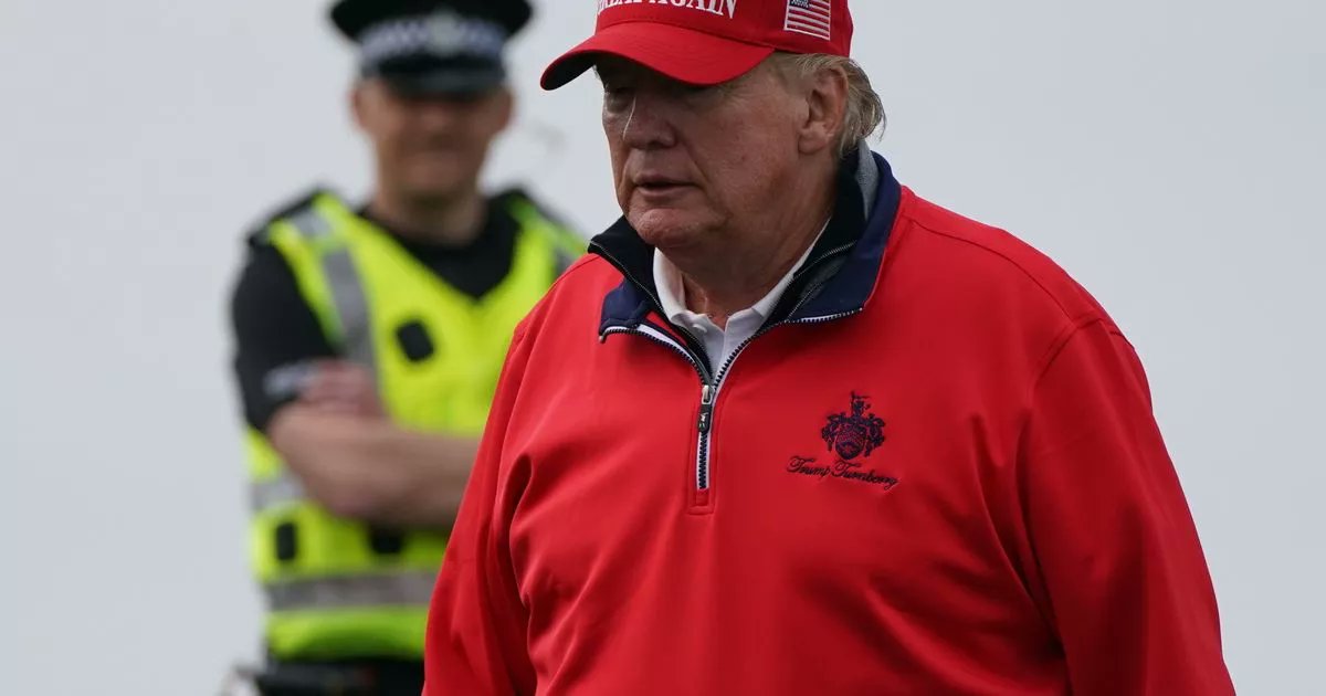 Kirstypops2's tweet card. Nearly a third of Police Scotland officers are set to be deployed or on standby for the US president's visit with fears it will stretch force to limit.