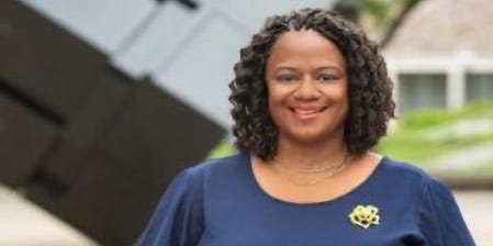 kimberkoz's tweet card. Rachel Dawson said the university targeted her because she is Black, and that non-Black employees have made more egregious comments and kept their jobs.