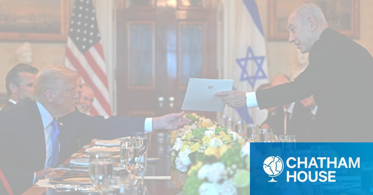 CH_MENAP's tweet card. Summits create expectations. But a meeting between President Donald Trump and Israeli leader Benjamin Netanyahu – the third since Trump’s return to the White House – yielded very little.
