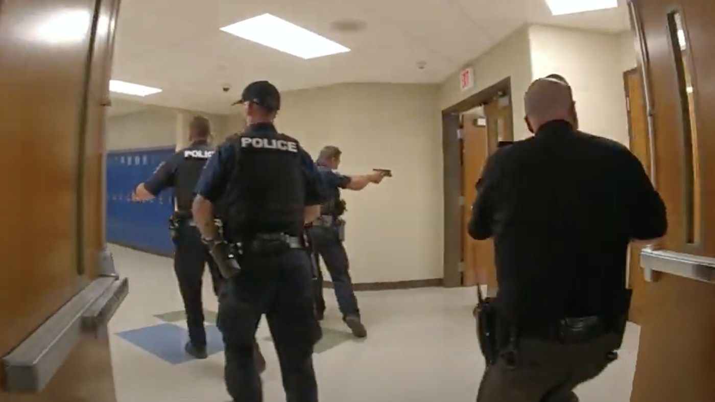 MinaPresents's tweet card. As schools across the U.S. are targeted by false calls about active shooters, NPR has found evidence that a similar scheme took place in the spring.
