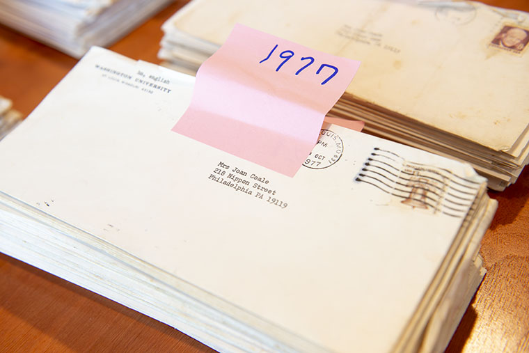 WashUAlumni's tweet card. A surprising donation of correspondence to WashU Libraries last winter is starting to yield new insights into the life of poet Howard Nemerov.