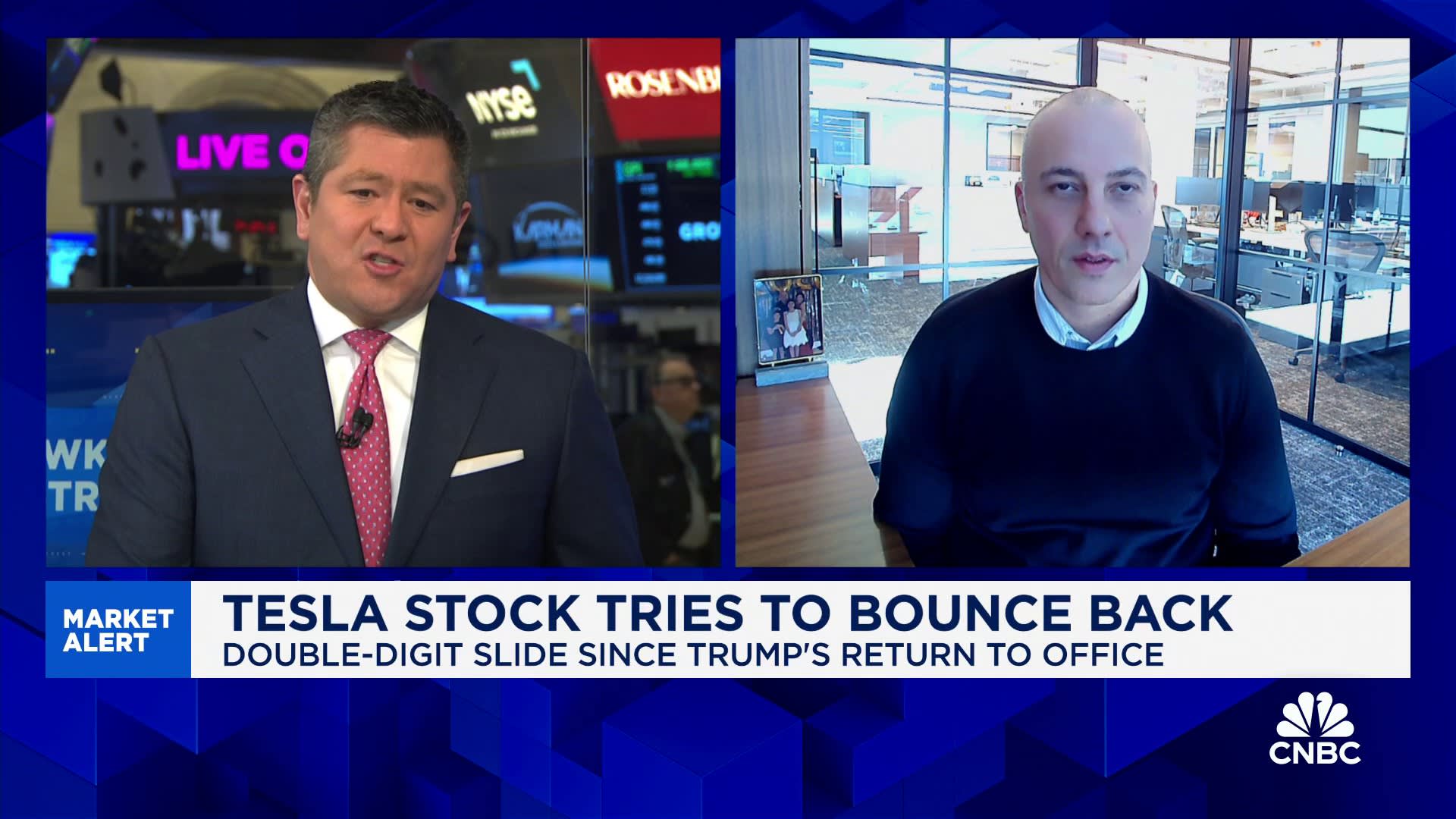 CG_Driven's tweet card. George Gianarikas, Canaccord Genuity analyst, joins CNBC's 'Squawk on the Street' to discuss outlooks on Tesla.