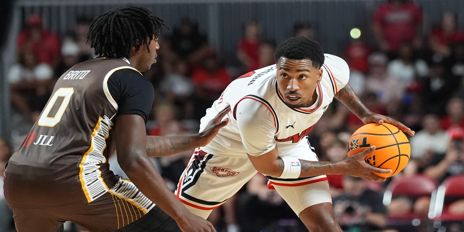 CardsHQ_CJ's tweet card. What channel is The Ville TBT game on today? Schedule, how to watch Louisville basketball's TBT team against Sideline Cancer at Freedom Hall today: