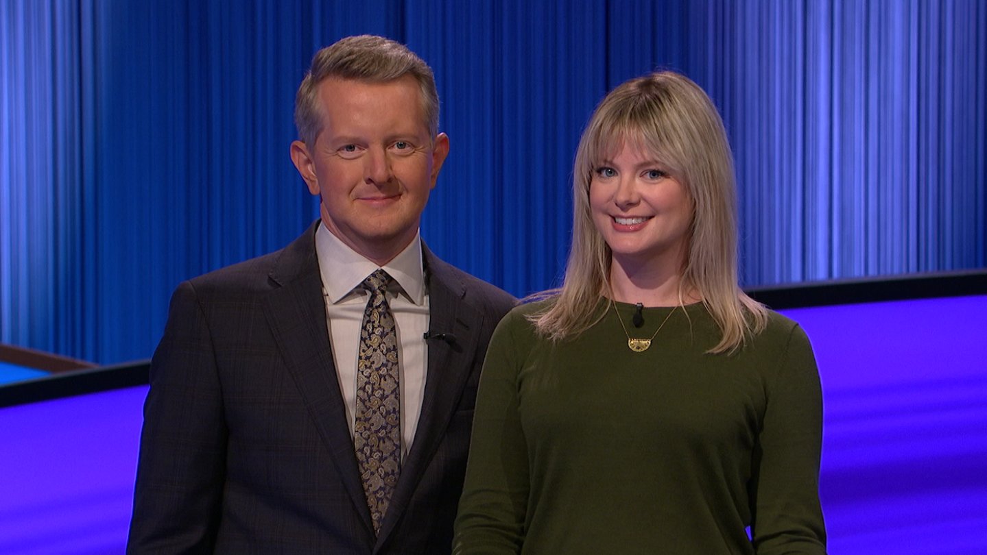 MarielSBello's tweet card. Cheered on by friends and family, Associate Professor Rachel Cassidy competed on an episode of the televised quiz show, which aired Wednesday evening.