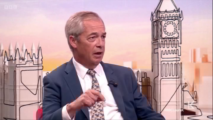 EuropeanUnity1's tweet card. Nigel Farage has responded that he has “no idea” six times in an interview with the BBC’s Sunday with Laura Kuenssberg. The Reform UK leader was asked about Scarborough Town Council increasing its...