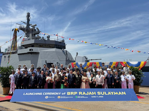 DefensePitz's tweet card. The Rajah Sulayman-class offshore patrol vessels are the new warships of the Philippine Navy, built by HD Hyundai and derived from HDP-2200+ design.
