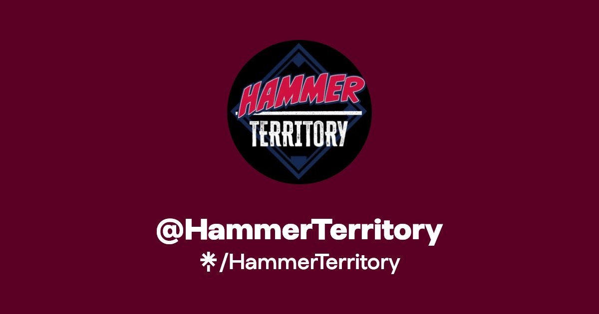 HammerTerritory's tweet card. Your go-to podcast on the Atlanta Braves.