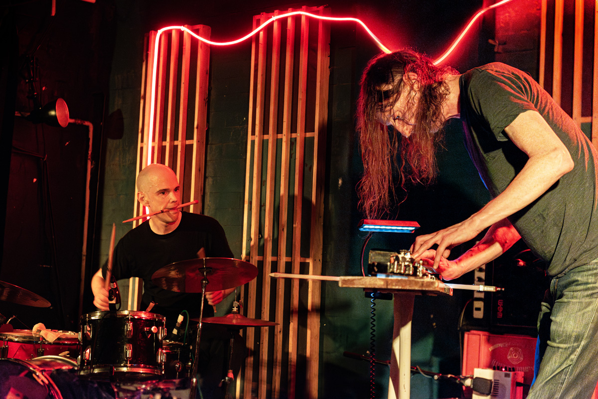 louderthanwar's tweet card. Louder Than War’s Andy Brown heads to Wharf Chambers to immerse himself in the beautiful, maddening improv of the Flower Corsano Duo.