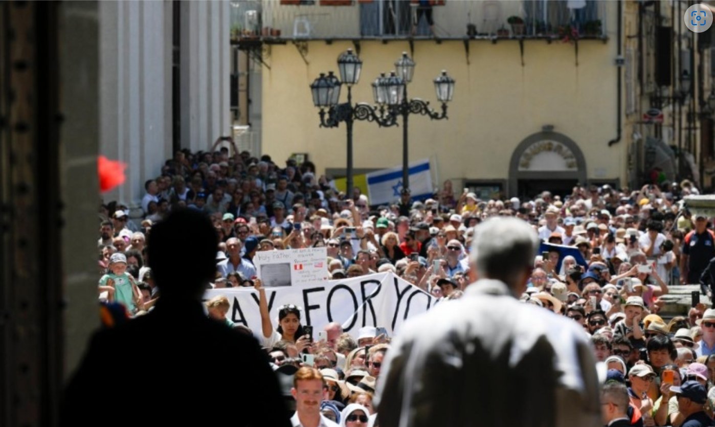 Crux's tweet card. Pope Leo XIV called for an “immediate halt to the barbarism of the war and for a peaceful resolution of the conflict” during his Angelus speech in Castel Gandolfo on Sunday.