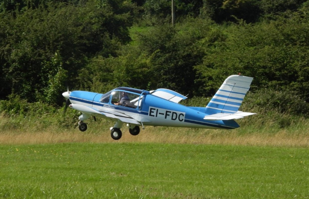 FlyingIreland's tweet card. After the no-show of any aircraft during our initial attempt to host a fly in at the end of May due to appalling weather on the day, Lough Sheelin Airfield hosted a repeat of the event last weekend...