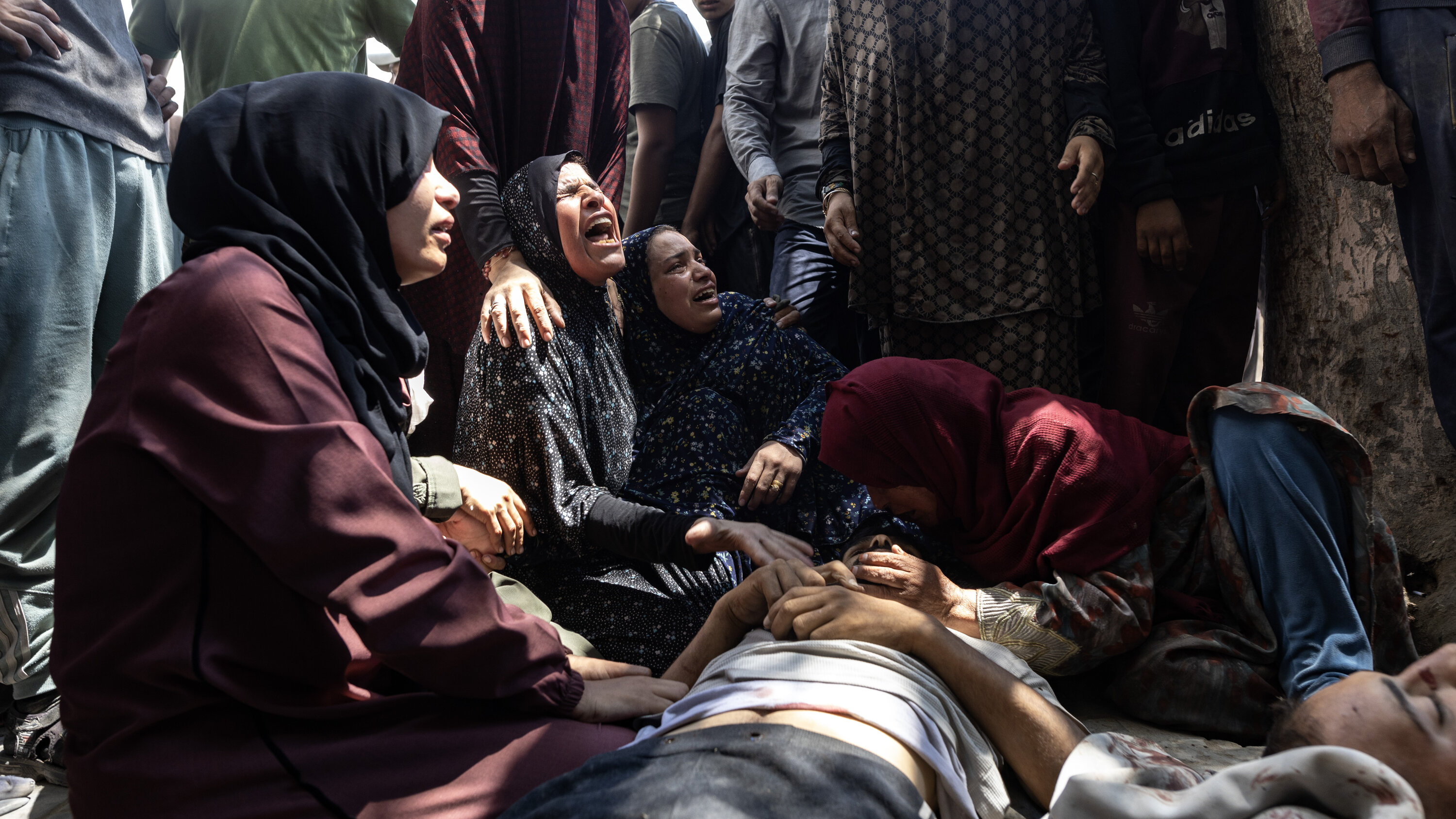 nytimes's tweet card. The attack occurred after the Israeli military had told Palestinians to leave an area where many have sought refuge and warned that it may expand operations.