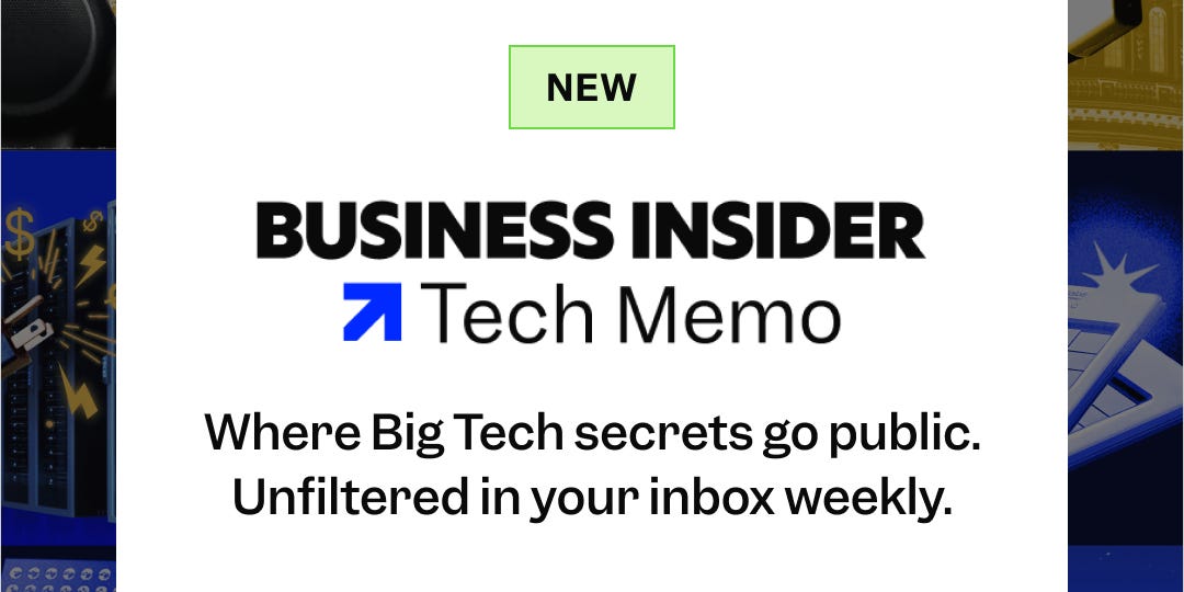 BIPressRoom's tweet card. Business Insider launches Tech Memo newsletter — where Big Tech secrets go public.