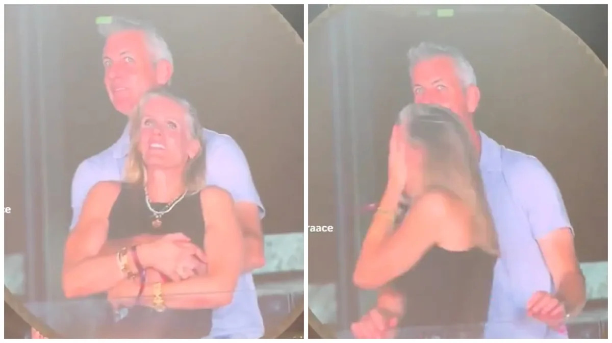 davidlee's tweet card. Grace Springer captured one of the viral videos of the year when she documented a tech CEO and his head of HR—one married and one recently divorced—looking hot and heavy on a kiss-cam at a Coldplay...