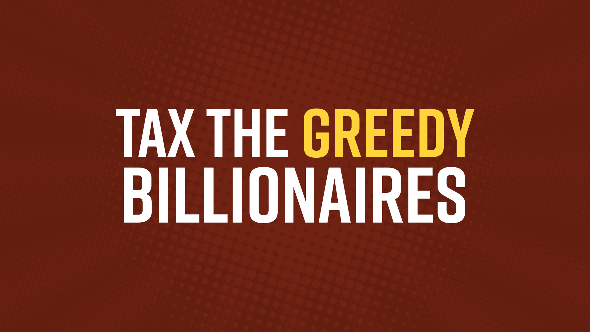 igorvolsky's tweet card. Congress can't let the rich run our country. Tax the greedy billionaires now.