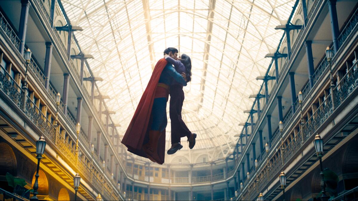 RFaughnder's tweet card. James Gunn's 'Superman' soared to the top of the box office this weekend, notching a win for Warner Bros. and DC Studios, which see the film as a way to revive the entire DC universe.