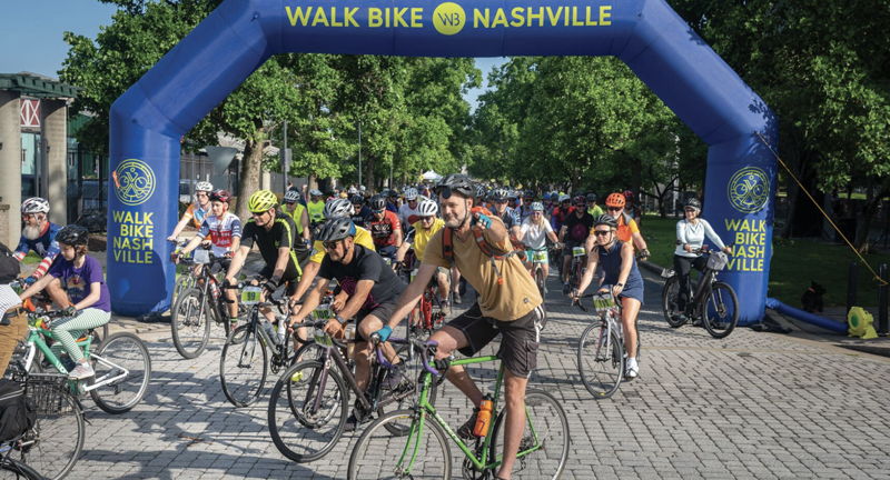 NashvilleScene's tweet card. One of the things that keeps me from biking around town is the fear of cars. Needless to say, Nashville is not especially suited to pedestrians. That’s exactly the sort of concern nonprofit advocacy...