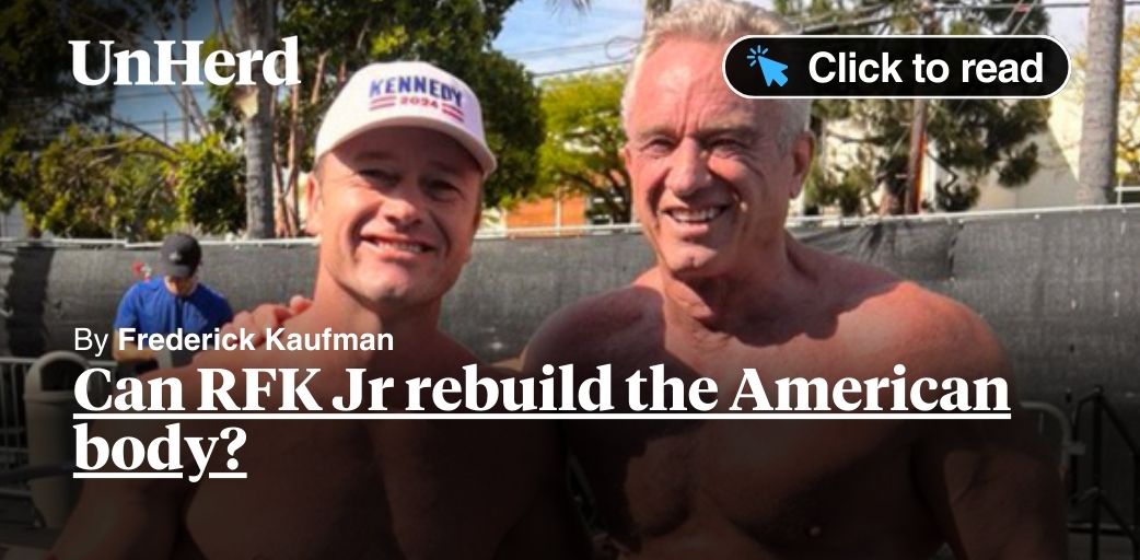 FredericKaufman's tweet card. Can RFK Jr rebuild the American body?