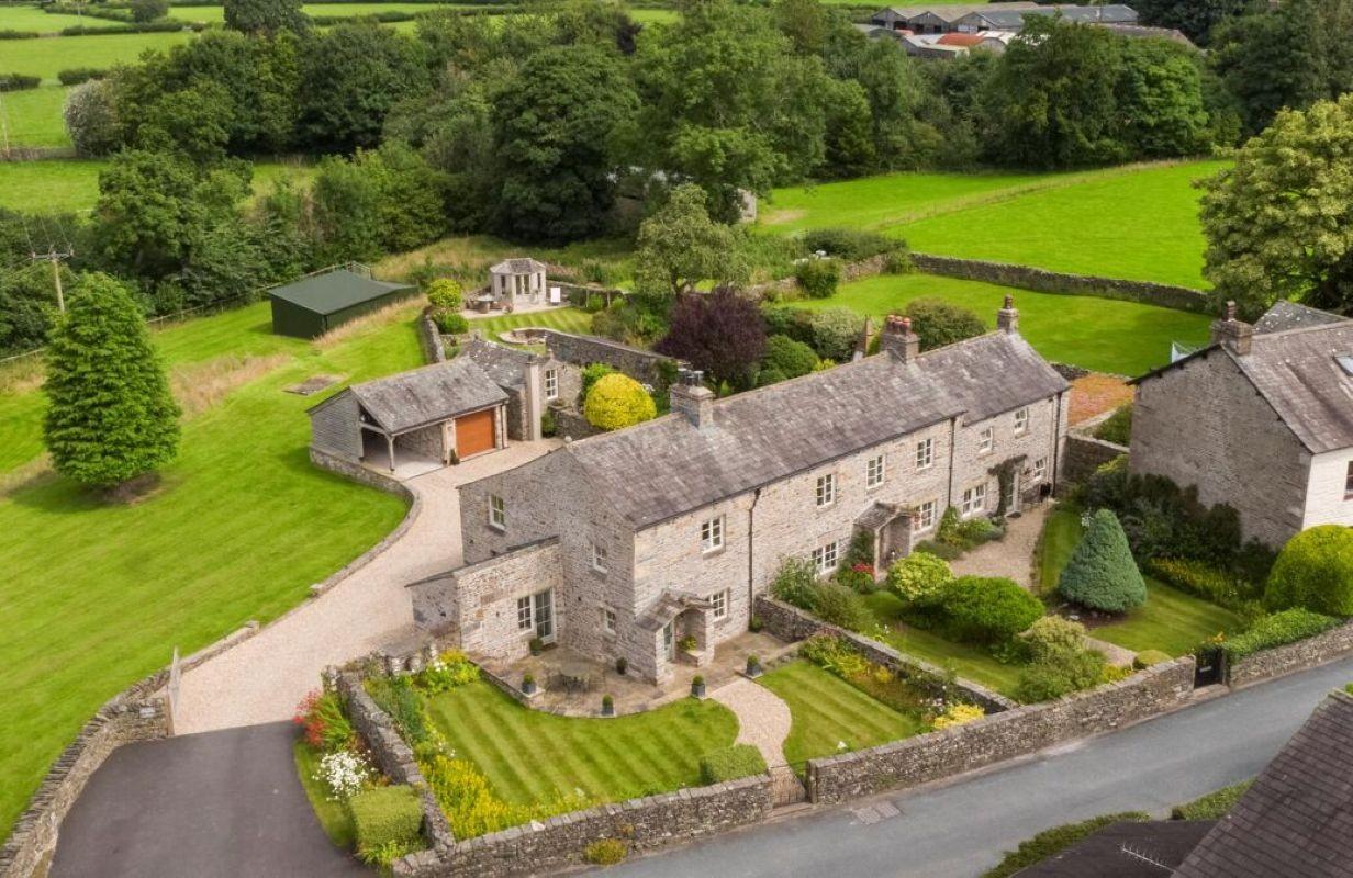 CumbriaLifeMag's tweet card. A six-bedroom period property with attached cottage in Barbon, Cumbria has hit the market at a price of £1,675,000.