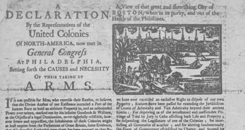 jackfowler's tweet card. The rebel colonials, still seeing themselves as sons of Great Britain, give a preview to Revolution a year before it was to actually happen.