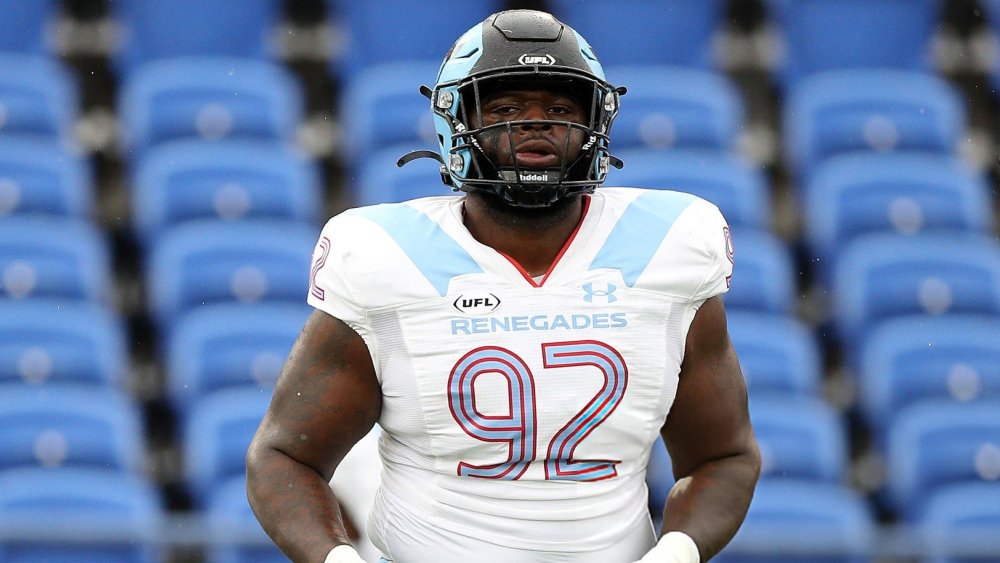 UFLNewsroom's tweet card. The UFL to NFL signings are picking back up. DT Kyon Barrs, who played with the Arlington Renegades this past season, has signed with...