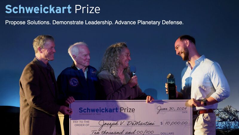 b612foundation's tweet card. The 2025 Schweickart Prize offers a $10,000 award for your innovative ideas in protecting Earth from asteroid impacts. Interested in applying but unsure where to start? Join us for one (or both!) of...