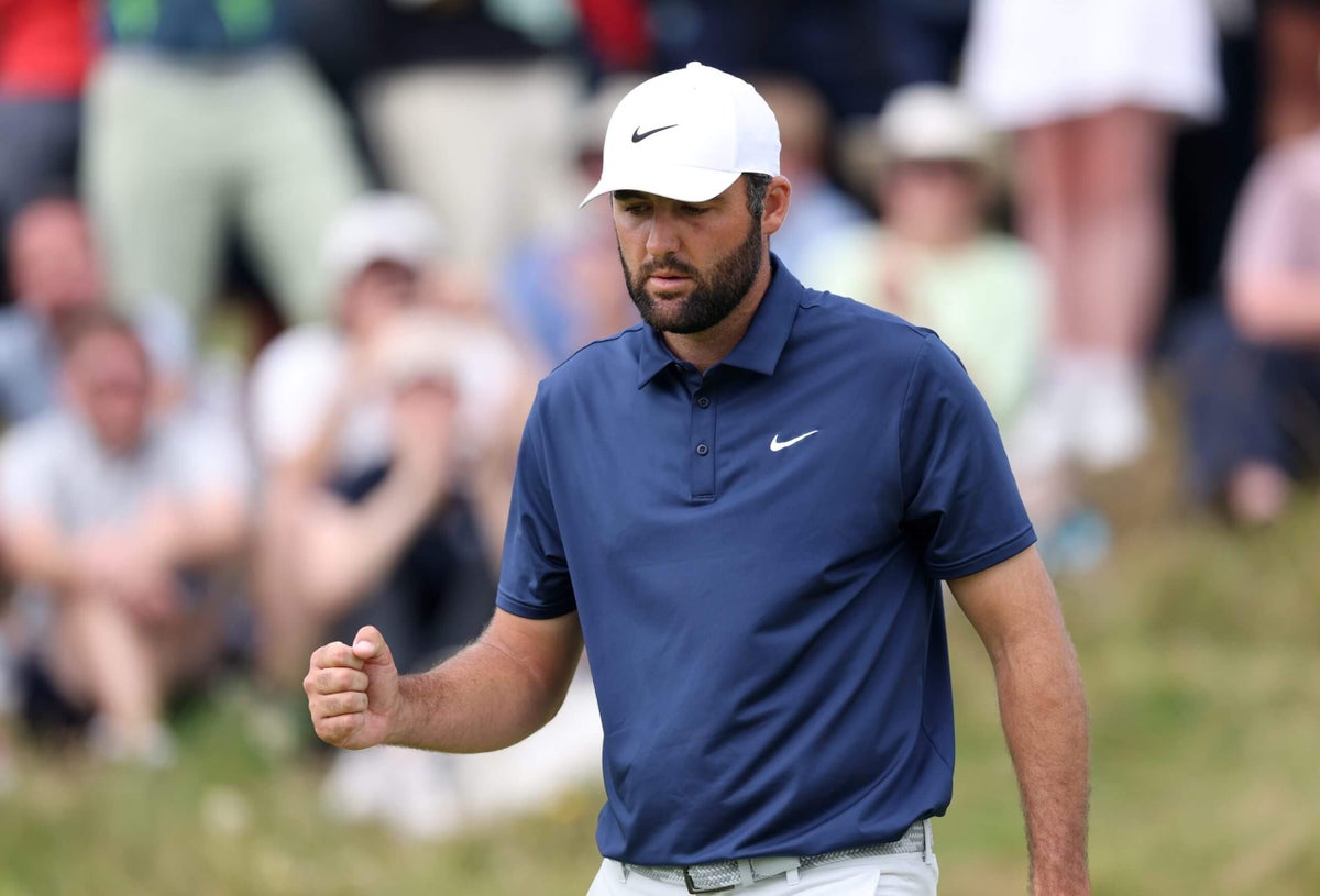 BFQuinn's tweet card. Scheffler, 29, shot a 68 in the final round and is now three-quarters of the way to the career Grand Slam.