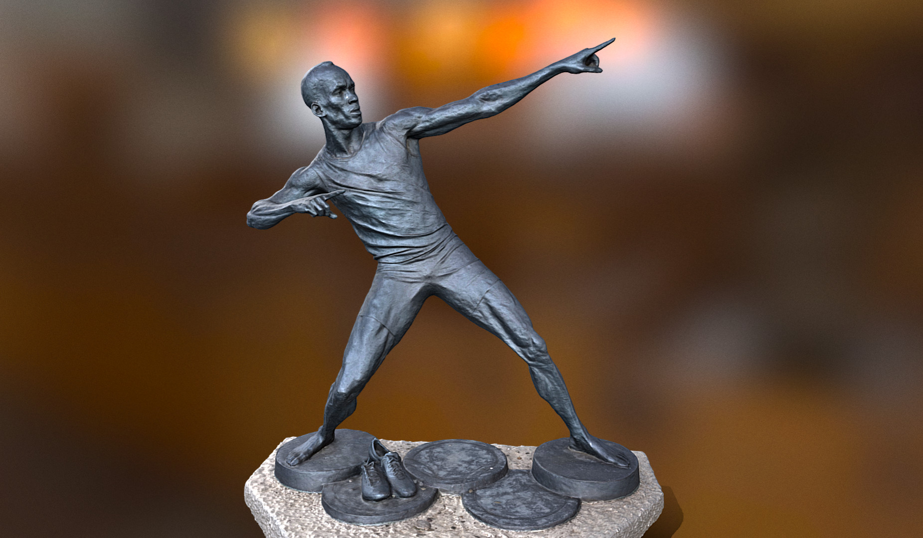 soulbankart's tweet card. Multiple Olympic and World champion winner Usain Bolt was immortalised in bronze in this eight-foot statue in his likeness at Jamaica's National Stadium in December 2017
