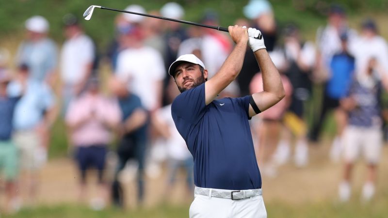 cnni's tweet card. World No. 1 Scottie Scheffler cruises to his fourth major title at The Open Championship.