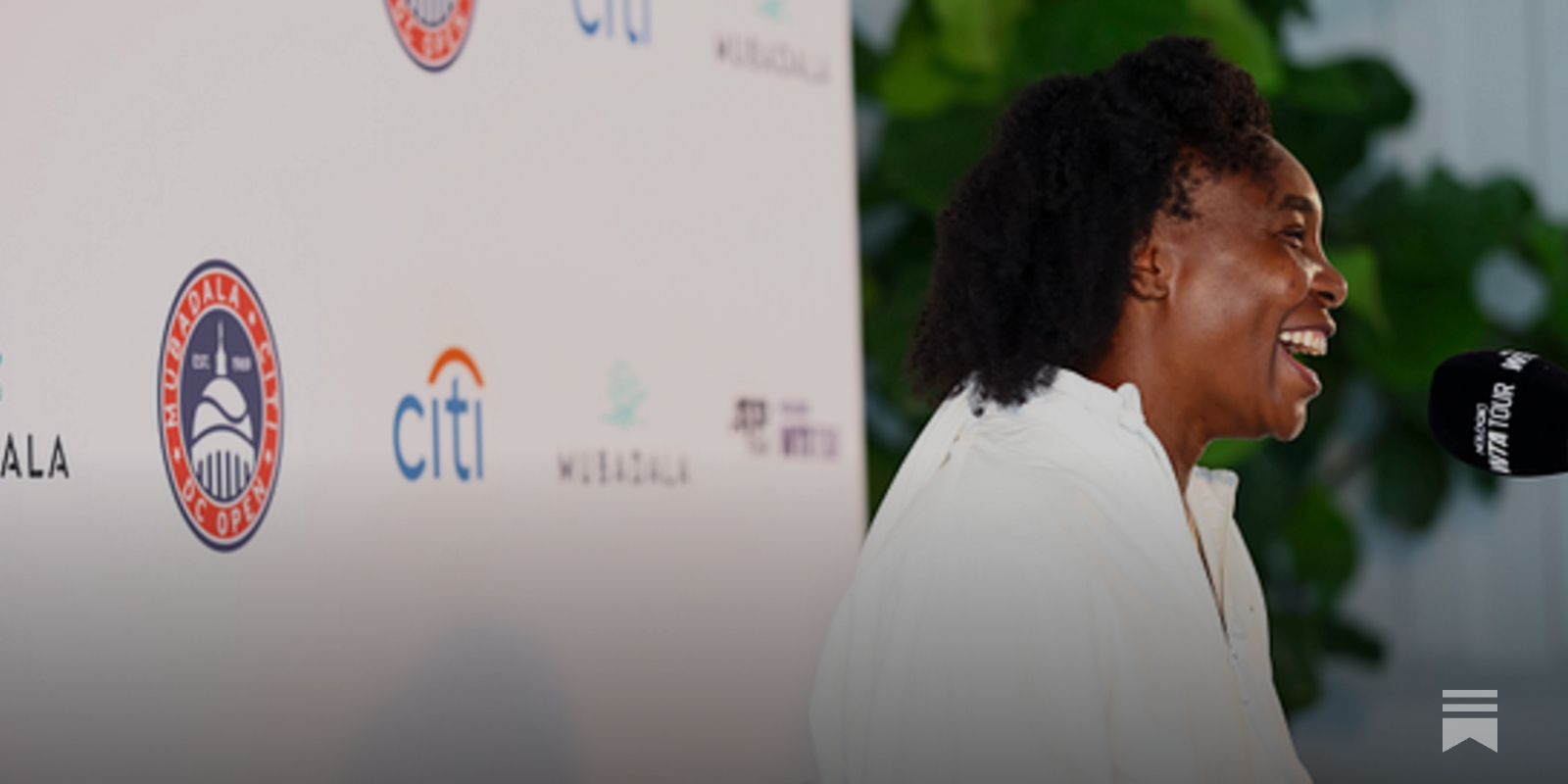 BenRothenberg's tweet card. Returning for her first tournament in more than a year, the tennis legend was in one of her most talkative moods ever on Sunday in Washington.