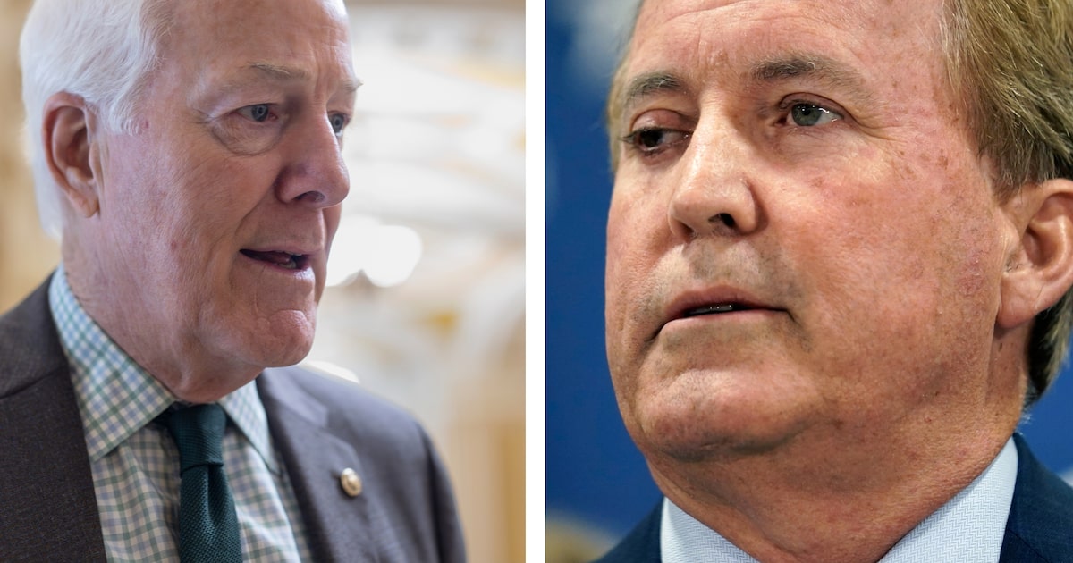 Grav1's tweet card. U.S. Sen. John Cornyn seized Thursday on an Associated Press story that Republican primary challenger Attorney General Ken Paxton, with wife Angela Paxton,...