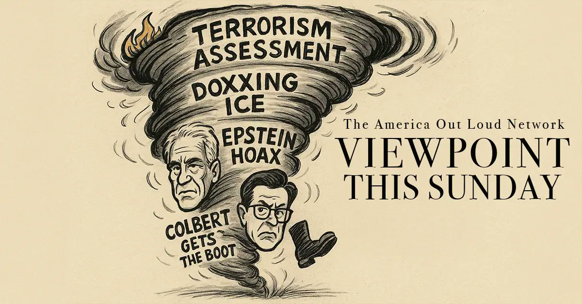 OutLoudNews's tweet card. Viewpoint This Sunday with Malcolm Out Loud – US Intelligence Services are working overtime to contend with and mitigate risks and threats of sleeper cells, terrorism in our cities and states....