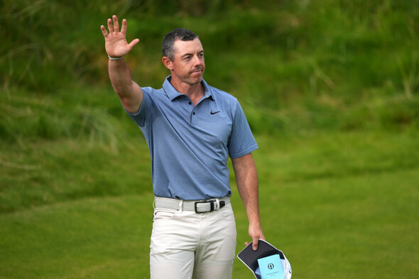 gcooney93's tweet card. Rory McIlroy couldn’t live with Scottie Scheffler at the Open in Portrush, finishing in a tie for seventh place.