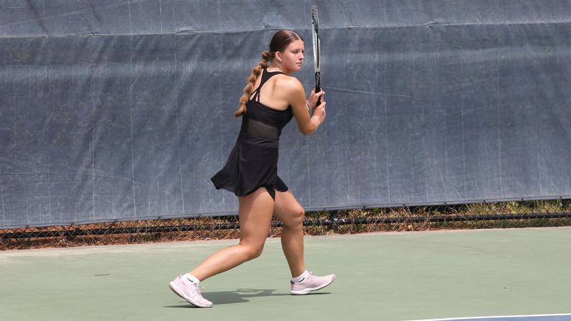 TrackTheCats's tweet card. Women’s Tennis Falls to Averett in ODAC Semifinals