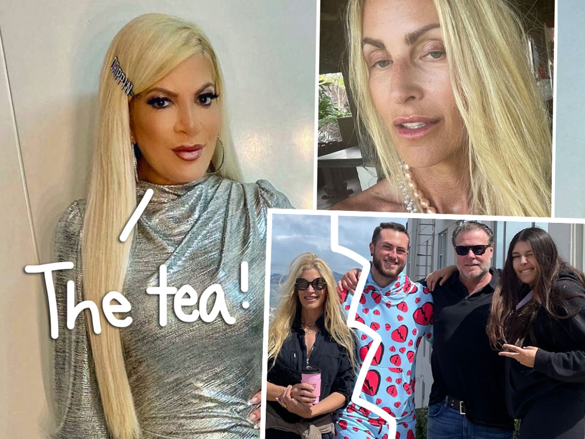 Ohons's tweet card. Well, well, well. Is this why Dean McDermott, Tori Spelling, and his ex-wife Mary Jo Eustace are feuding?! As Perezcious readers know, Dean and Mary Jo