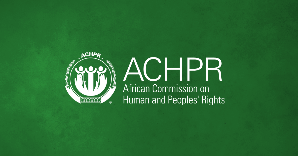 achpr_cadhp's tweet card. Public Notice: The 84th Ordinary Session [Private] of the African Commission on Human and Peoples’ Right (ACHPR)