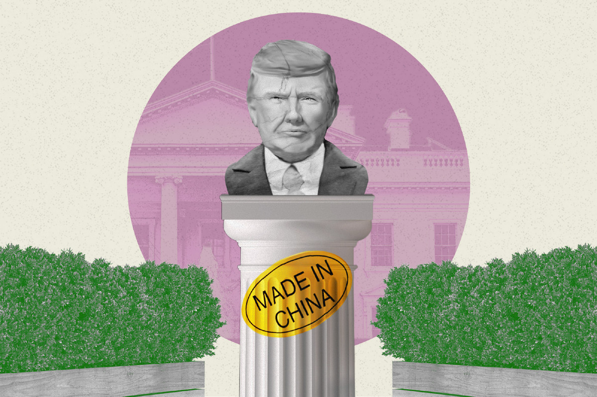 michaelschaffer's tweet card. Actual sculptors who’ve seen the specs for Trump’s signature project say it’s in deep trouble.