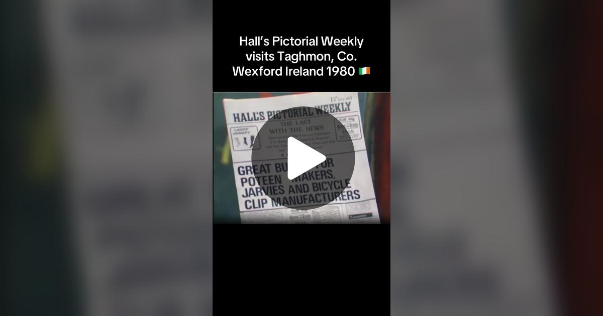 MjScallan's tweet card. 130 likes, 3 comments. “#hallspictorialweekly #wexford #oldireland #fyy #fyp #throwback #town #village #ireland #oldisgold ”