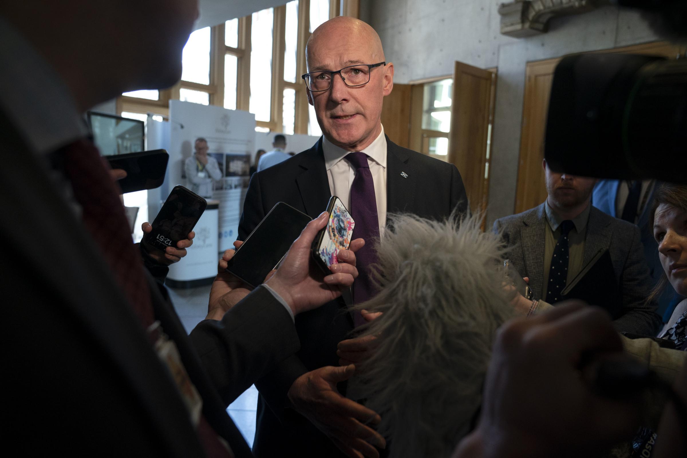 ScotNational's tweet card. SNP members have said they hope John Swinney "will take appropriate reparative action" after secret minutes of a meeting between…
