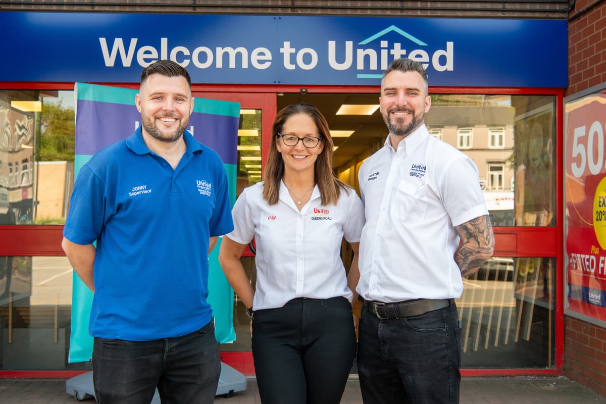 rotherhamtiser's tweet card. One of Queens Road’s longest-established retailers gets a relaunch – same team, same unbeatable value, but a brand new look!