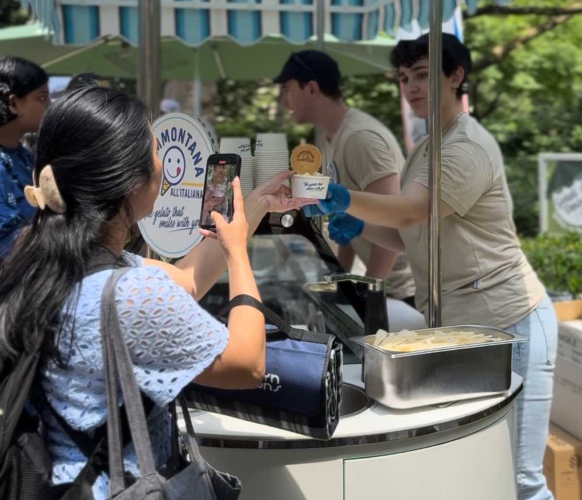 amNewYork's tweet card. In celebration of National Ice Cream Day on July 20, Italian gelato brand Sammontana made its official U.S. debut with a one-day-only event under the sun. 