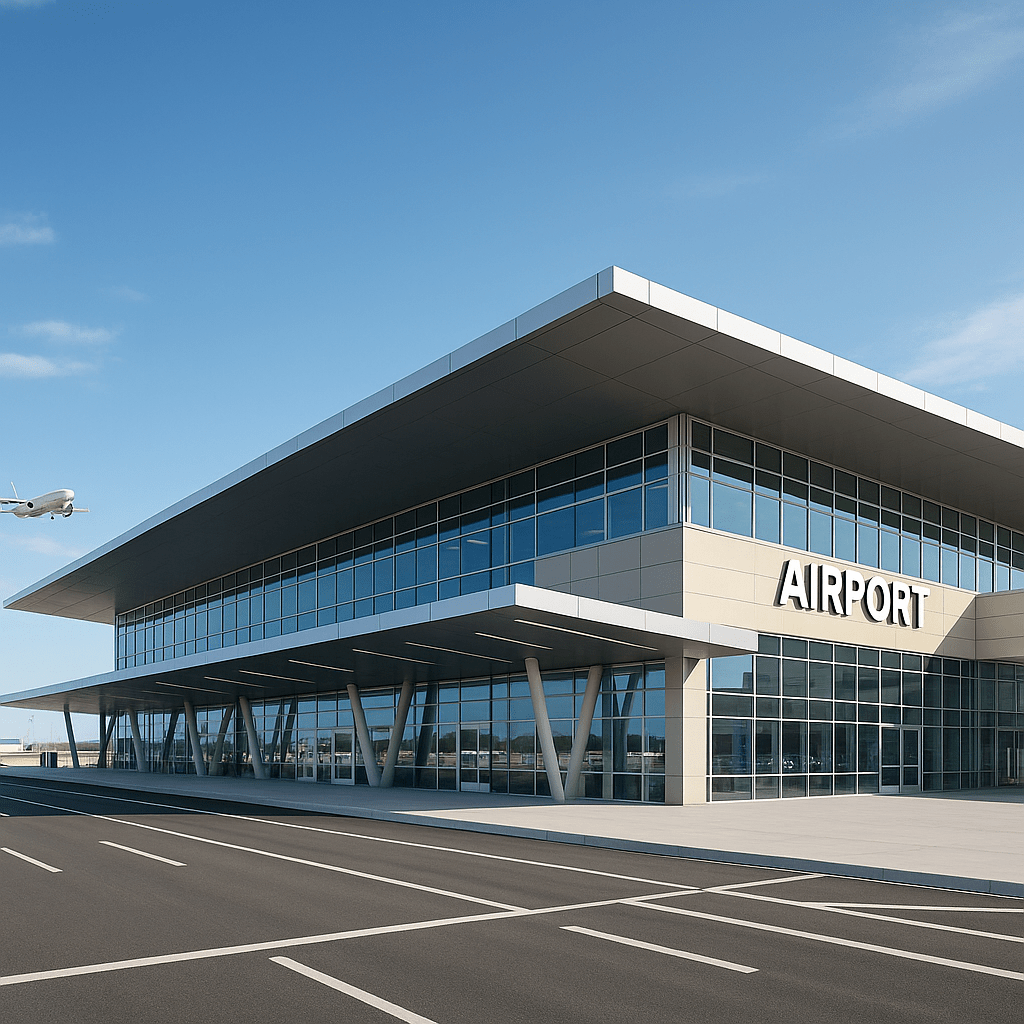 TX3DNews's tweet card. McKinney city officials broke ground on a $79 million passenger terminal at McKinney National Airport. The terminal is set to open in late 2026—but no airline has yet committed to service. Here’s...