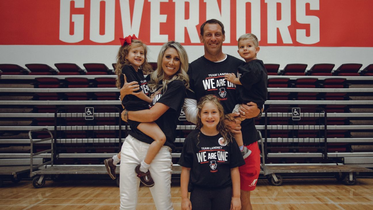 ClowESPN's tweet card. As Austin Peay's assistant Joshua Eargle and his wife help their daughter Landrey fight an extremely rare condition, the college football world rallies around them.
