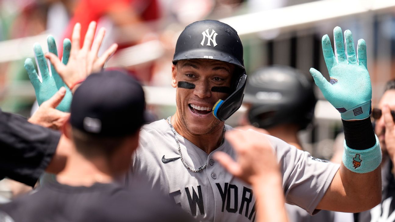 DickieV's tweet card. Aaron Judge hit his 36th home run of the season on Sunday and tied Alex Rodriguez for sixth place in Yankees history.