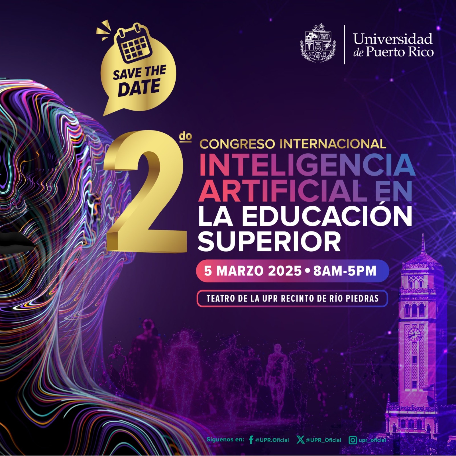 whynotyet's tweet card. 2DO CONGRESO INTERNACIONAL DE INTELIGENCIA ARTIFICIAL EN LA EDUCACIÓN SUPERIOR UNIVERSIDAD DE PUERTO RICO
