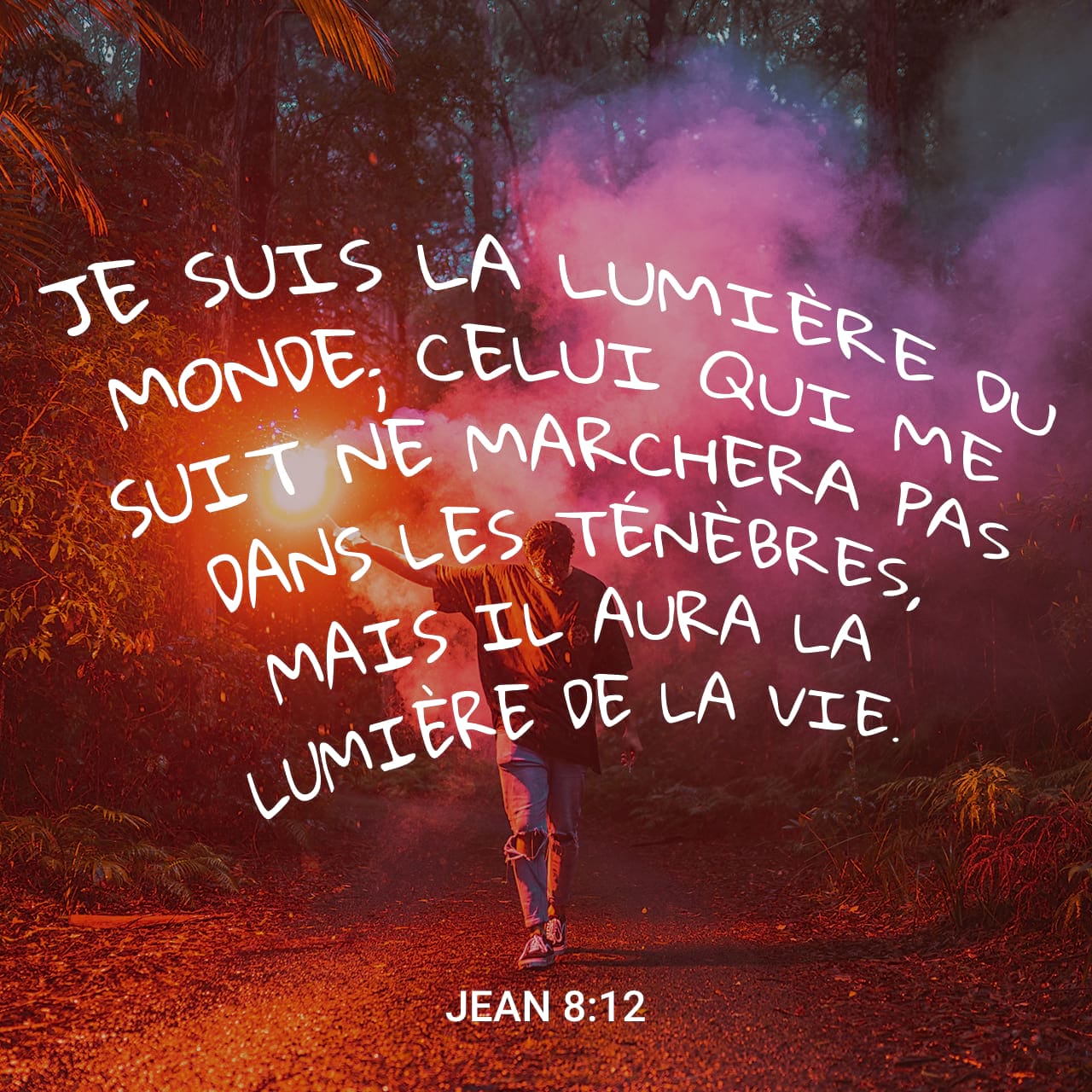 spparlementaire's tweet card. Jésus leur parla de nouveau. Il dit: «Je suis la lumière du monde. Celui qui me suit ne marchera pas dans les ténèbres, mais il aura au contraire la lumière de la vie.»