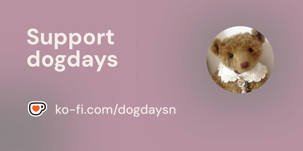 _sacrilamb's tweet card. Become a supporter of dogdays today!