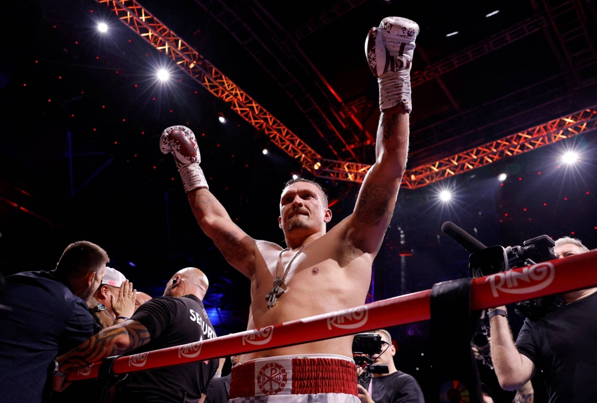 KorsunskySergiy's tweet card. The victory saw Ukraine's Usyk extend his unbeaten professional record to 24 fights as the WBA, WBC and WBO champion added his British opponent's IBF belt to his collection.