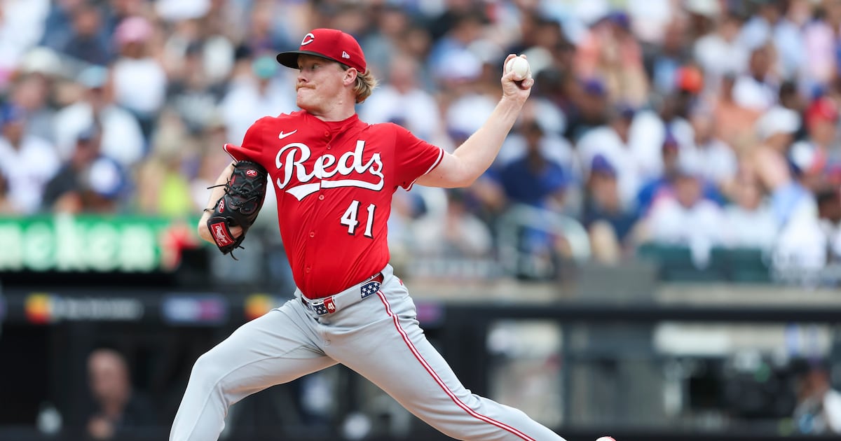 daytondailynews's tweet card. An opportunity for the Cincinnati Reds to sweep the New York Mets and scramble five games above .500 for the first time this season fell one productive swing of the bat short Sunday afternoon in Citi...